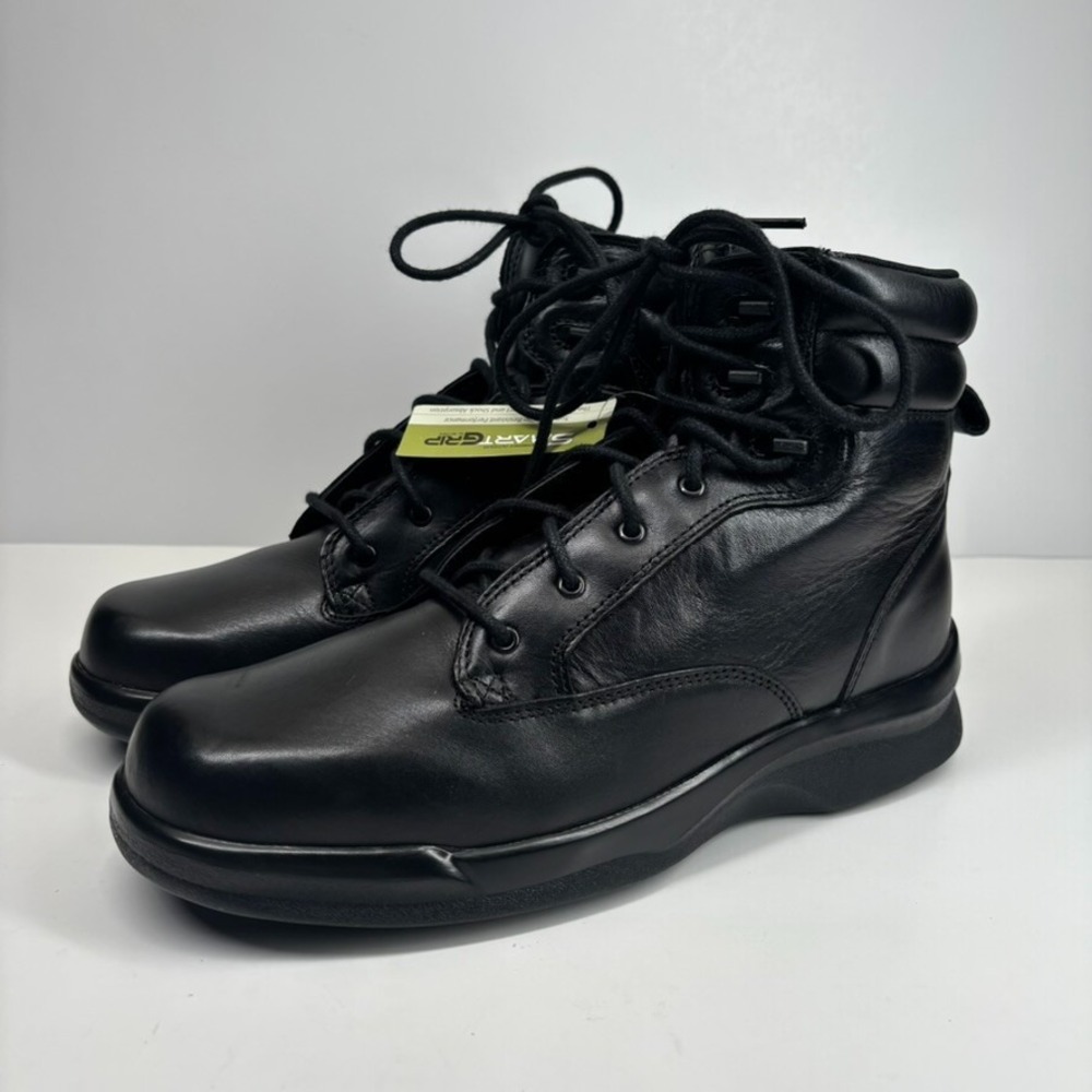 Apex Ambulator Bio B4500M Men's 8.5 Wide Black Biomechanical‎ Lace-Up Work Boots